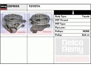 DELCO REMY DSP889 hidraulinis siurblys, vairo sistema 
 Vairavimas -> Vairo pavara/siurblys