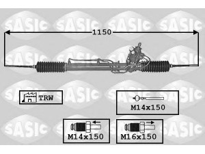 SASIC 7006162 vairo pavara 
 Vairavimas -> Vairo pavara/siurblys
490011M210