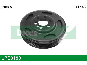 LUCAS ENGINE DRIVE LPD0199 skriemulys, alkūninis velenas 
 Diržinė pavara -> Dirželio skriemulys
06F105243H, 06F105243J, 06F105243H