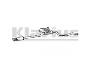 KLARIUS 260175 vidurinis duslintuvas 
 Išmetimo sistema -> Duslintuvas
6151619, 6162053