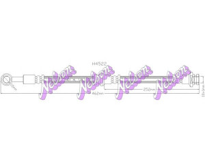 Brovex-Nelson H4522 stabdžių žarnelė 
 Stabdžių sistema -> Stabdžių žarnelės
5155070800, 5155084150, 5157084150