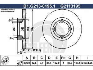 GALFER B1.G213-0195.1 stabdžių diskas 
 Dviratė transporto priemonės -> Stabdžių sistema -> Stabdžių diskai / priedai
96284392, 96320531, 96455424, 96284392