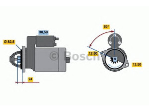 BOSCH 0 986 011 000 starteris 
 Elektros įranga -> Starterio sistema -> Starteris
002 151 26 01, 002 151 26 01 80
