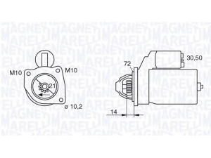 MAGNETI MARELLI 063280006010 starteris 
 Elektros įranga -> Starterio sistema -> Starteris
1019852, 1020508, 1027772, 1030151