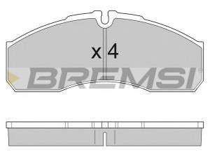 BREMSI BP2952 stabdžių trinkelių rinkinys, diskinis stabdys 
 Techninės priežiūros dalys -> Papildomas remontas
1906401, 19092981, 2992339, 2995632