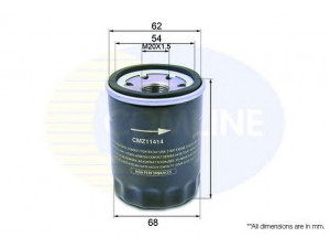 COMLINE CMZ11414 alyvos filtras 
 Techninės priežiūros dalys -> Techninės priežiūros intervalai
1109 AE, 1109 CG, 1109-AE, 1109AE
