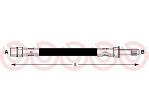 BREMBO T 50 006 stabdžių žarnelė 
 Stabdžių sistema -> Stabdžių žarnelės
06384280835, 06384282235, 6384280235