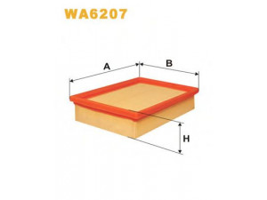WIX FILTERS WA6207 oro filtras 
 Techninės priežiūros dalys -> Techninės priežiūros intervalai
1444L7, 6162293, 89FF9601AA
