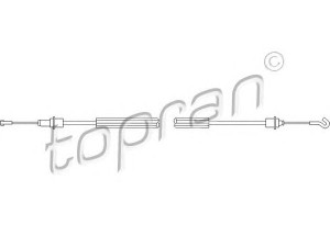 TOPRAN 109 452 kabelis, durų atlaisvinimas 
 Užrakinimo sistema -> Rankenėlės
4B0 837 085