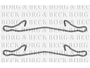 BORG & BECK BBK1036 priedų komplektas, diskinių stabdžių trinkelės 
 Stabdžių sistema -> Diskinis stabdys -> Stabdžių dalys/priedai