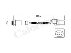 CALORSTAT by Vernet LS150019 lambda jutiklis 
 Variklis -> Variklio elektra
95560612930, 95860612901, 022906262