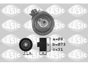 SASIC 1700018 įtempiklio skriemulys, paskirstymo diržas 
 Techninės priežiūros dalys -> Papildomas remontas
082982, 0829C7, 082982, 0829C7