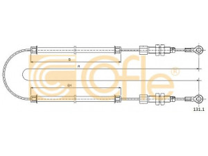 COFLE 131.1 trosas, stovėjimo stabdys
4104964
