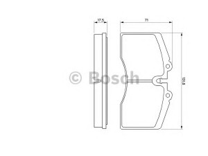 BOSCH 0 986 424 119 stabdžių trinkelių rinkinys, diskinis stabdys 
 Techninės priežiūros dalys -> Papildomas remontas
8A0 698 151 E, 928 351 393 04, 928 351 930 05