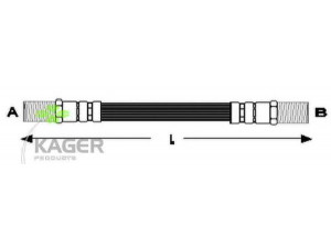 KAGER 38-0263 stabdžių žarnelė 
 Stabdžių sistema -> Stabdžių žarnelės
8796886, 93822493