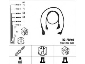 NGK 0527 uždegimo laido komplektas 
 Kibirkšties / kaitinamasis uždegimas -> Uždegimo laidai/jungtys
60 50 42 32, 60 50 43 25, 60 50 48 23