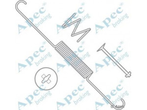 APEC braking KIT716 priedų komplektas, stabdžių trinkelės 
 Stabdžių sistema -> Būgninis stabdys -> Dalys/priedai