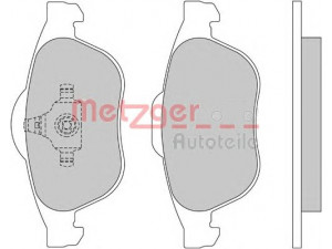 METZGER 1170161 stabdžių trinkelių rinkinys, diskinis stabdys 
 Techninės priežiūros dalys -> Papildomas remontas
7701 206 599, 7701 206 747, 7701 207 615