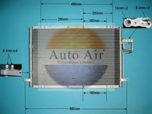 AUTO AIR GLOUCESTER 16-1077 kondensatorius, oro kondicionierius 
 Oro kondicionavimas -> Kondensatorius
OK2KB61480