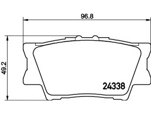 HELLA 8DB 355 006-881 stabdžių trinkelių rinkinys, diskinis stabdys 
 Techninės priežiūros dalys -> Papildomas remontas
0446602220, 0446606070, 0446606090