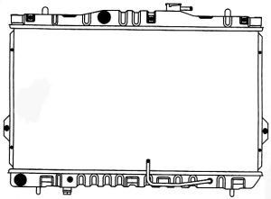 SAKURA  Automotive 1220-0110 radiatorius, variklio aušinimas