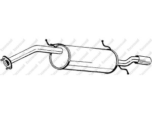 BOSAL 278-077 galinis duslintuvas 
 Išmetimo sistema -> Duslintuvas
FP09-40-100, FP09-40-100A, FS05-40-100A