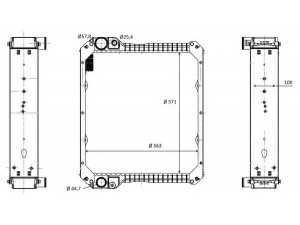 NRF 58563 radiatorius, variklio aušinimas
87410096, 87410098, 87410096, 87410098
