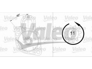 VALEO 458167 starteris 
 Elektros įranga -> Starterio sistema -> Starteris
02M911023A, 02M911023AX, 02M911023C