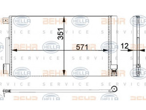 HELLA 8FC 351 301-651 kondensatorius, oro kondicionierius 
 Oro kondicionavimas -> Kondensatorius
557 0040 6, 16.098.676.80, 6455.GA