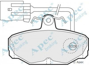 APEC braking PAD775 stabdžių trinkelių rinkinys, diskinis stabdys 
 Techninės priežiūros dalys -> Papildomas remontas
1666624, 6485895