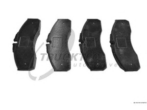 TRUCKTEC AUTOMOTIVE 02.35.242 stabdžių trinkelių rinkinys, diskinis stabdys
2995632, 42536101, 003 420 4620