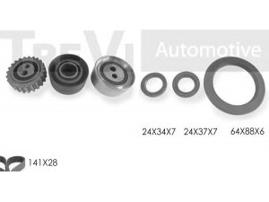 TREVI AUTOMOTIVE KD1052S1 paskirstymo diržo komplektas 
 Techninės priežiūros dalys -> Papildomas remontas