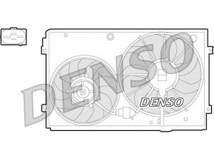 DENSO DER32011 ventiliatorius, radiatoriaus 
 Aušinimo sistema -> Oro aušinimas
1K0121207BB, 1K0121207T, 1K0959455BC