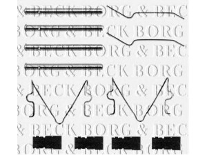 BORG & BECK BBK1076 priedų komplektas, diskinių stabdžių trinkelės 
 Stabdžių sistema -> Diskinis stabdys -> Stabdžių dalys/priedai