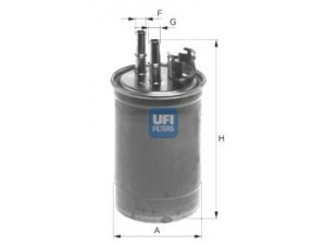 UFI 24.409.00 kuro filtras 
 Techninės priežiūros dalys -> Papildomas remontas
1079271, 1088053, XS4Q-9155-CC