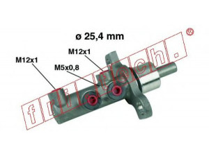 fri.tech. PF521 pagrindinis cilindras, stabdžiai 
 Stabdžių sistema -> Pagrindinis stabdžių cilindras
77363619, 558093, 93172089