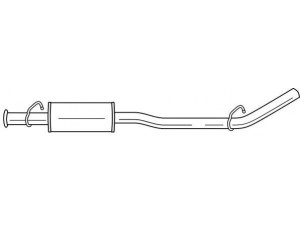 AKS DASIS SG49406 vidurinis duslintuvas
