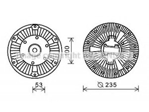 AVA QUALITY COOLING REC100 sankaba, radiatoriaus ventiliatorius
5010315712