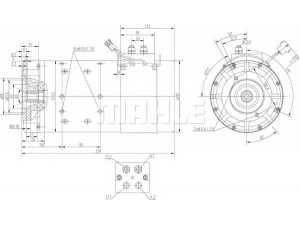 MAHLE ORIGINAL MM 347 elektrovariklis