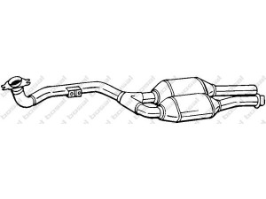 BOSAL 090-070 katalizatoriaus keitiklis 
 Išmetimo sistema -> Katalizatoriaus keitiklis
210 490 13 47, 210 490 97 19