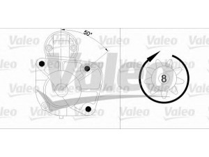 VALEO 455876 starteris 
 Elektros įranga -> Starterio sistema -> Starteris
7700104674, 7700105119, 7711134530