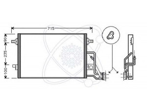ELECTRO AUTO 30B0040 kondensatorius, oro kondicionierius 
 Oro kondicionavimas -> Kondensatorius
3B0260401, 3B0260401A, 3B0260401B