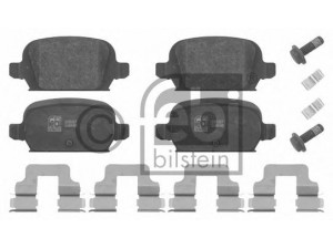 FEBI BILSTEIN 16626 stabdžių trinkelių rinkinys, diskinis stabdys 
 Techninės priežiūros dalys -> Papildomas remontas
1605 085, 1605 965, 09200132, 93176117