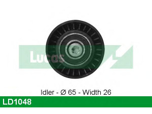LUCAS ENGINE DRIVE LD1048 kreipiantysis skriemulys, paskirstymo diržas