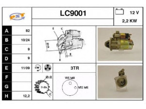 SNRA LC9001 starteris