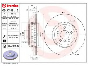 BRECO BZ 9129 stabdžių diskas 
 Dviratė transporto priemonės -> Stabdžių sistema -> Stabdžių diskai / priedai
34116775277