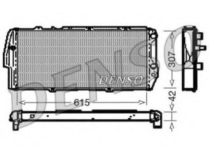 DENSO DRM02040 radiatorius, variklio aušinimas 
 Aušinimo sistema -> Radiatorius/alyvos aušintuvas -> Radiatorius/dalys
443121251S, 447121251G