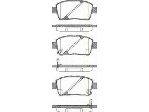 TRISCAN 8110 13033 stabdžių trinkelių rinkinys, diskinis stabdys 
 Techninės priežiūros dalys -> Papildomas remontas
04465-12581, 04465-17100, 04465-17101