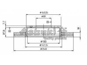 ASHUKI N013-70 stabdžių diskas 
 Stabdžių sistema -> Diskinis stabdys -> Stabdžių diskas
1N02-33-251, 0 986 478 533/BOSCH