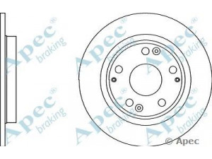 APEC braking DSK2965 stabdžių diskas 
 Dviratė transporto priemonės -> Stabdžių sistema -> Stabdžių diskai / priedai
42510SZTG52